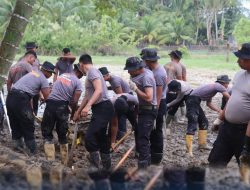 Gerak Cepat Polres Bener Meriah, Jalan Lintas Bireuen–Takengon Kembali Aman Pascabencana