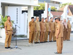Plt Kadinsos Aceh Pimpin Apel Senin Gabungan, Teguhkan Semangat Kerja dan Integritas