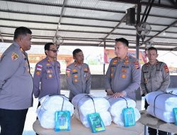 Kapolres Pidie Serahkan Bantuan Bibit Pertanian dari Kapolda Aceh kepada Polsek Jajaran untuk Warga Terdampak Banjir