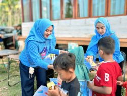 ‎Sosialisasi Rumoh Caroeng Percagaluh di Desa Binaan oleh Persit Kartika Chandra Kirana Cabang XXX Yonif 112 PD Iskandar Muda