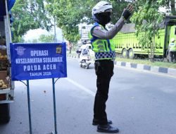 Satgas Gakkum Polda Aceh Laksanakan Patroli dan Penegakan Humanis dalam Ops Keselamatan Seulawah 2026