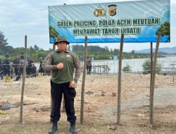 Tindak Lanjuti Arahan Presiden, Gegana Brimob Aceh Perkuat Green Policing Lewat Perawatan Mangrove