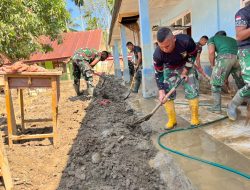 Pemulihan Pascabencana, TNI bersihkan SMPN 26 di Aceh Tengah