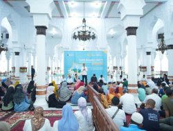 BSI Aceh Laksanakan Tarhib Ramadhan di Masjid Raya Baiturrahman, Salurkan 500 Paket Sembako untuk Yatim dan Dhuafa