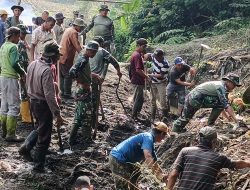 Kebersamaan TNI dan Masyarakat Percepat Pemulihan Pascabencana di Blang Rongka Bener Meriah