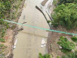 Tradisi Peusejuek tandai selesainya Pembangunan Jembatan Garuda Desa Teungoh, Kab. Aceh Utara
