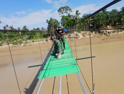 Kodam IM kebut pembangunan Jembatan Perintis Garuda di Aceh Tamiang