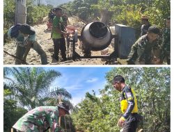 TNI Bersama Masyarakat Kebut Pembangunan Jembatan di Aceh Selatan, Dua Titik Strategis Tunjukkan Progres Signifikan