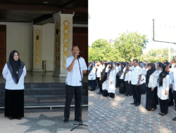 Penegakan Disiplin, Sekretariat DPRA Gelar Apel Perdana