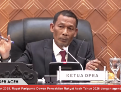 DPRA Gelar Paripurna LKPJ Gubernur Aceh TA 2025 dan Bentuk Pansus Evaluasi