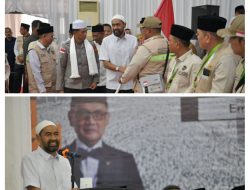 Mualem Lepas Kloter Perdana Calon Jemaah Haji Aceh, Ingatkan Bersihkan Hati dan Jaga Kesehatan
