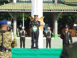 Kapoksahli Pangdam IM Pimpin Upacara Peringatan Hari Lahir Pancasila di Blang Padang Banda Aceh