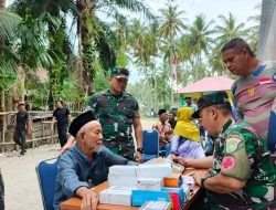 Kodim 0107/Asel Gelar Bhakti Kesehatan Gratis di Desa Ujung Padang, Aceh Selatan