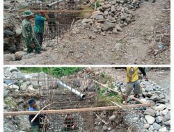 Pembangunan Jembatan Perintis Jambur Mamang, Aceh Tenggara capai 40 Persen