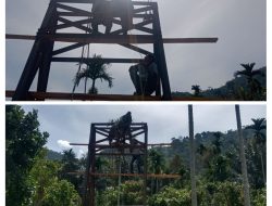 Kodim 0108/Agara Las Tiang Pylon, Pembangunan Jembatan Perintis Ds. Teger Miko, Aceh Tenggara Capai 73 Persen.