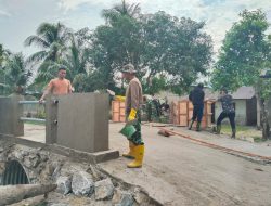 PROGRES PEMBANGUNAN EMPAT JEMBATAN ARAMCO DI ACEH SELATAN CAPAI 65 PERSEN, TNI AD TERUS PERCEPAT PEMBANGUNAN INFRASTRUKTUR UNTUK MASYARAKAT