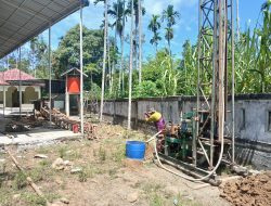 Satgas TMMD Ke-129 Kodim 0102/Pidie Mulai Pengeboran Sumur Bor di Komplek Masjid Desa Blang Cot