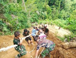 TNI dan Rakyat Satukan Langkah, Pembukaan Jalan TMMD ke-129 Kodim 0107/Aceh Selatan Capai 58 Persen