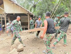 Kodim 0103/Aut Renovasi Rumah Guru Ngaji di Aceh Utara, Miliki Hunian Layak Mulai Terwujud