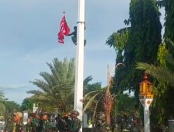 TNI turunkan bendera Bulan Bintang di Masjid Raya Baiturrahman Banda Aceh