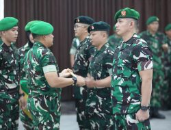 Kasdam IM Pimpin Sertijab Pejabat Kodam Iskandar Muda serta beri Penghargaan untuk Dua Prajurit Berprestasi