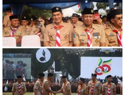 Sekda Aceh Terima Lencana Melati, Penghargaan Tertinggi Gerakan Pramuka