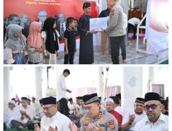Kapolres Pidie Peringati Hari Damai Aceh Dengan Penyerahan Bantuan