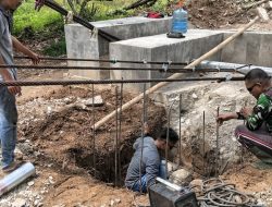 Kodim 0108/Agara Terus percepat Pembangunan Jembatan Gantung di Lawe Ger Ger, Aceh Tenggara