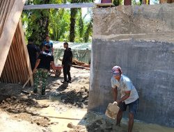 TNI bangun Jembatan Gantung Desa Serasah Aceh Singkil, Progres Capai 41,15 Persen.