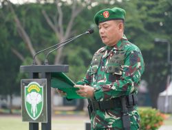 Kasdam IM Pimpin Upacara Bulanan, dilapangan Blang Padang Kota Banda Aceh
