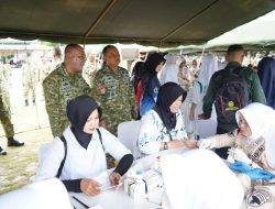 Sambut HUT TNI Ke-81, Kodam Iskandar Muda Gelar Bakti Kesehatan Serentak