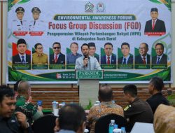 Wakil Bupati Aceh Barat Sampaikan WPR Jadikan Intrumen Penataan Pertambangan