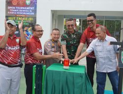Pangdam IM Buka Open Tournament Tenis Lapangan Piala Panglima TNI di Lapangan Tenis Jasdam IM, Neusu Jaya, Kota Banda Aceh